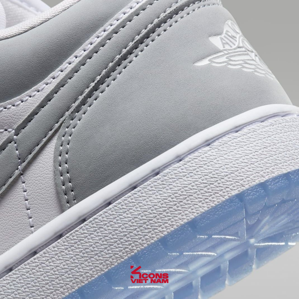 Giày Nike Jordan Air Jordan 1 Low White Wolf Grey Leather DC0774-105