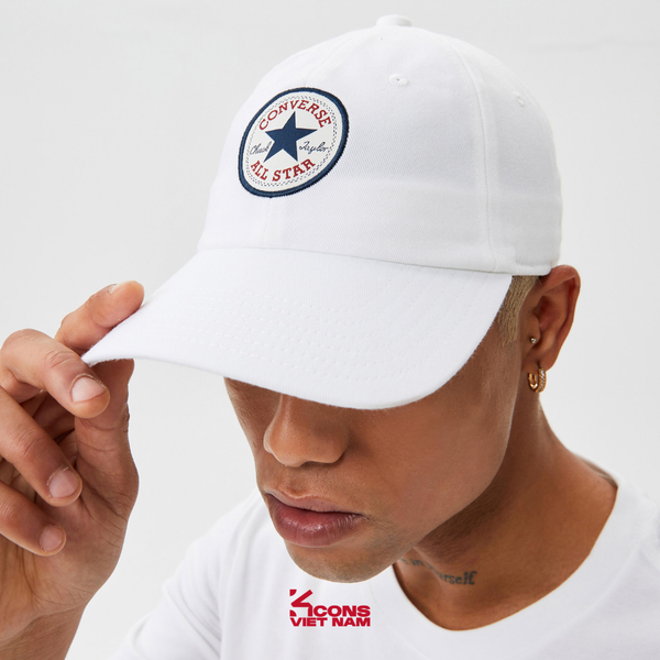 Nón Converse All Star Patch Baseball Hat White 10022134-A02