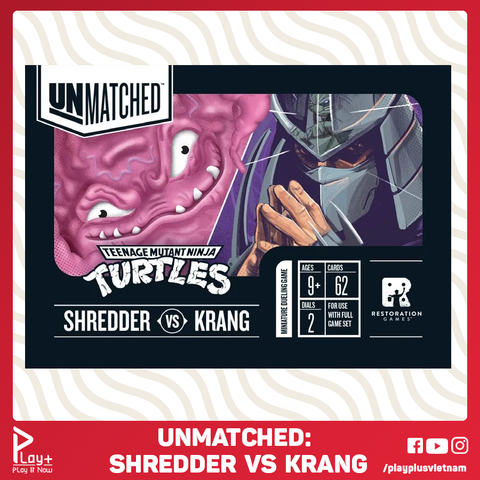 Unmatched Adventures TMNT: Shredder & Krang Villains Deck