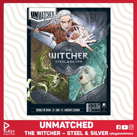 [Pre-order] Unmatched: The Witcher – Steel and Silver