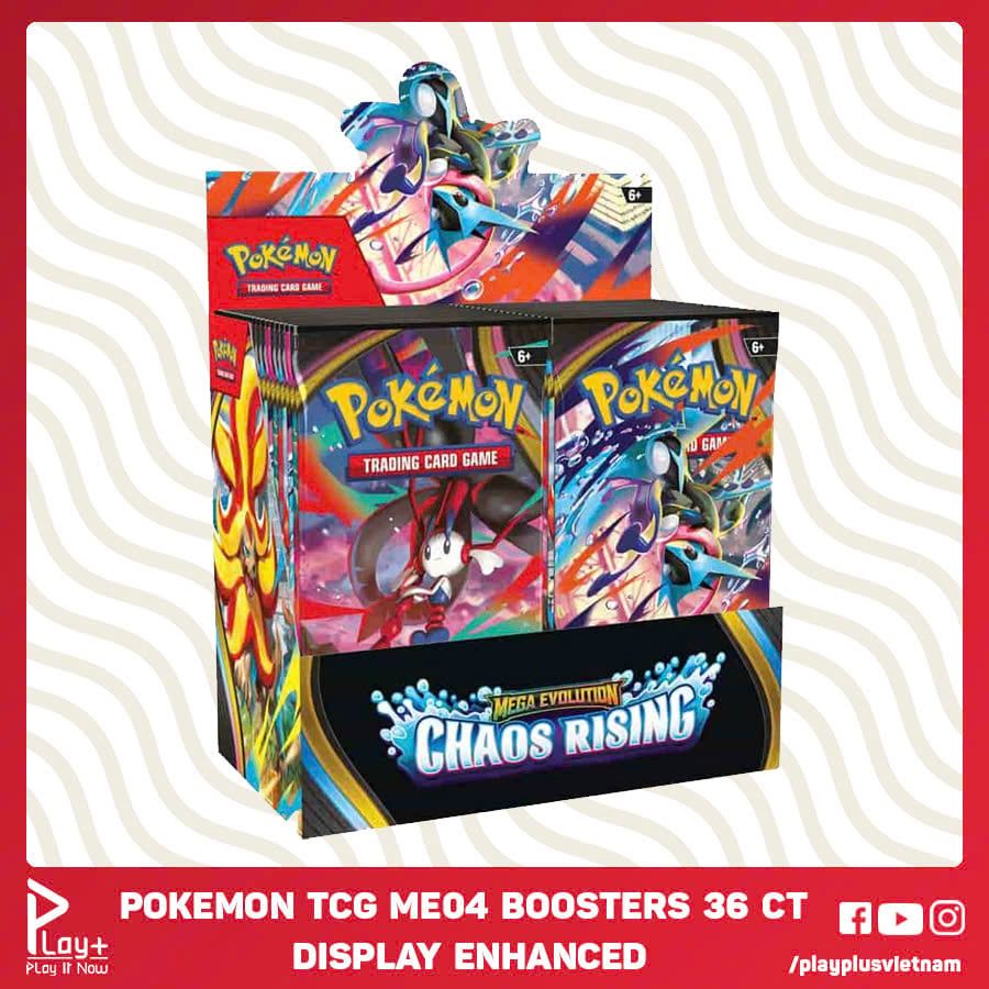 Pokemon TCG Mega Evolution - Chaos Rising ME04 Boosters