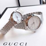 Đồng hồ Gucci couple diamond trắng