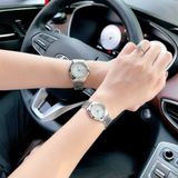 Đồng hồ Gucci couple diamond trắng