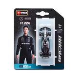  Mô hình xe đua F1 2025 Mercedes-AMG Petronas F1 Team W16 Australia GP tỉ lệ 1:64 Bburago bản card 18-58002 OT64669A 