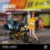  Mô hình nhân vật figure và xe golden Zuma Minions Motorcycle resin tỉ lệ 1:64 MoreArt MO222204 