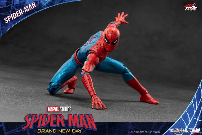  Mô hình nhân vật Marvel người nhện Spider man Brand new day 2026 tỉ lệ 1:10 18CM ZD Toys ZC65 FG272 