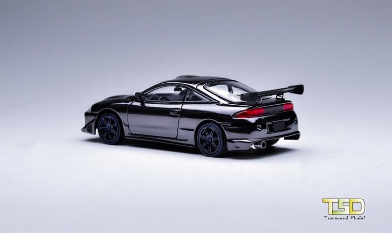  Mô hình xe Mitsubishi Eclipse crom Electroplating tỉ lệ 1:64 Transcend model OT64723 