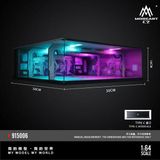  Hộp trưng bày mô phỏng Underground Parking Garage Series Light-Up Assembly Scene Model tỉ lệ 1:64 More Art MO915006 