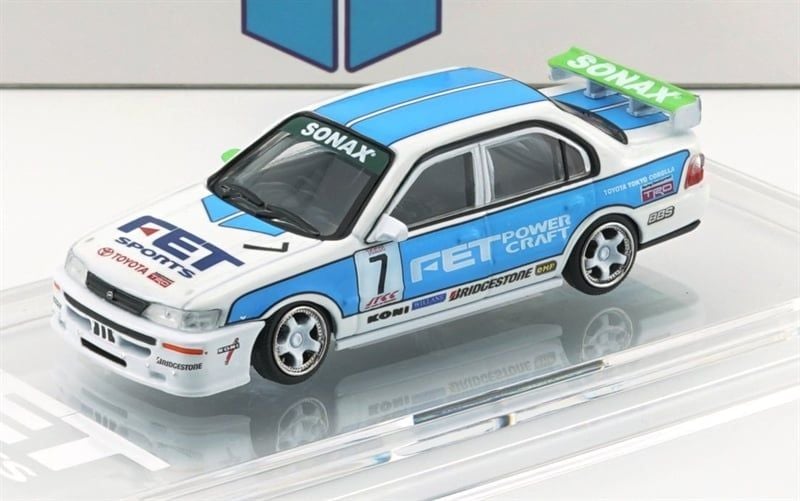  Mô hình xe Toyota Corolla AE100 - JTCC 'FET' Super Tourer 1994 #7 (Malaysia Excluisive) limited 1888pcs BMC model TMCS2025 