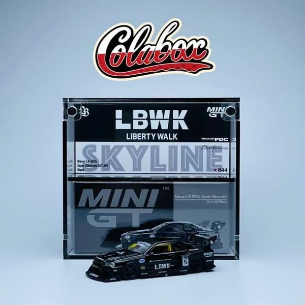  Hộp trưng bày mica các dòng xe MiniGT có khung ảnh tỉ lệ 1:64 Colabox PKC 