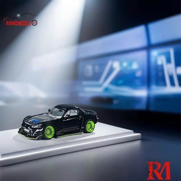  Mô hình xe Honda S2000 Wide-Body Roadster tỉ lệ 1:64 Rhino RM OT64182 