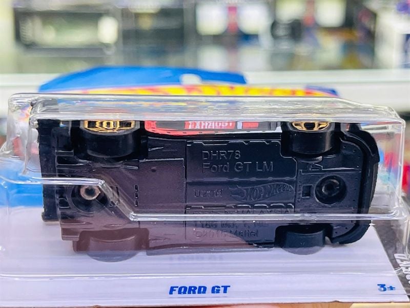  Mô hình xe Ford GT Borla Exhaust Hotwheels kim loại có bản quyền chính hãng tỉ lệ 1:64 C4982-FO 