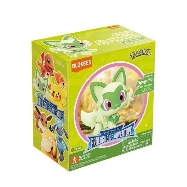  Mô hình lắp ráp Pokemon CV S Prologue of Adventure Sprigatito EP03 Blokees 74003 