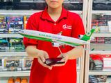  Mô hình máy bay Eva Air McDonnell MD-11 có bánh xe kích thước 47cm no led MB47120 