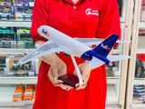 Mô hình máy bay vận chuyển Fedex Airbus A380 có bánh xe kích thước 47cm no led MB47102 
