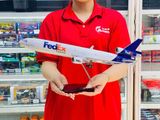  Mô hình máy bay vận chuyển Fedex MD-11 có bánh xe kích thước 47cm no led MB47117 