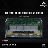  Hộp trưng bày mô phỏng diorama sân đua Nürburgring Circuit Scene Model kích thước 18cm x 8.5cm x 8.6cm tỉ lệ 1:64 MoreArt MO901325 