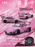  Mô hình xe Porsche RWB 993 Hooters Matte Pink 98 tỉ lệ 1:64 ModelModel MM64-RWB993-007 