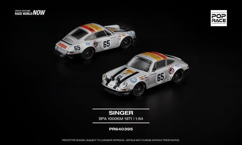  Mô hình xe Singer SPA 1000km 1971 tỉ lệ 1:64 Pop Race PR640395 