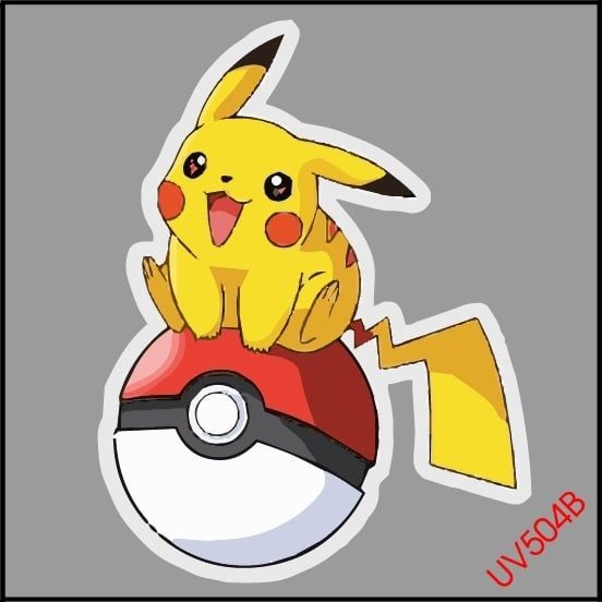  Bộ 8 decal uv trang trí chủ đề hoạt hình - cartoon dán xe - điện thoại - laptop - máy tính - nón - ly - mica chống nước - chống trầy Autono1 UV707 