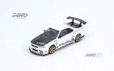  Mô hình xe ô tô Nissan Top Secret R34 GT-R White tỉ lệ 1:64 Inno64 IN64-R34TS-WHI 