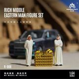  Set mô hình nhân vật figure Middle Eastern Wealthy Man Figure Set tỉ lệ 1:64 MoreArt MO223088 