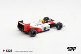  Mô hình xe McLaren MP4/4 #12 Ayrton Senna 1988 Canadian Grand Prix Winner tỉ lệ 1:64 MiniGT MGT01228 