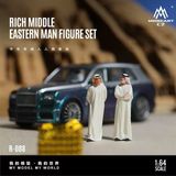  Set mô hình nhân vật figure Middle Eastern Wealthy Man Figure Set tỉ lệ 1:64 MoreArt MO223088 