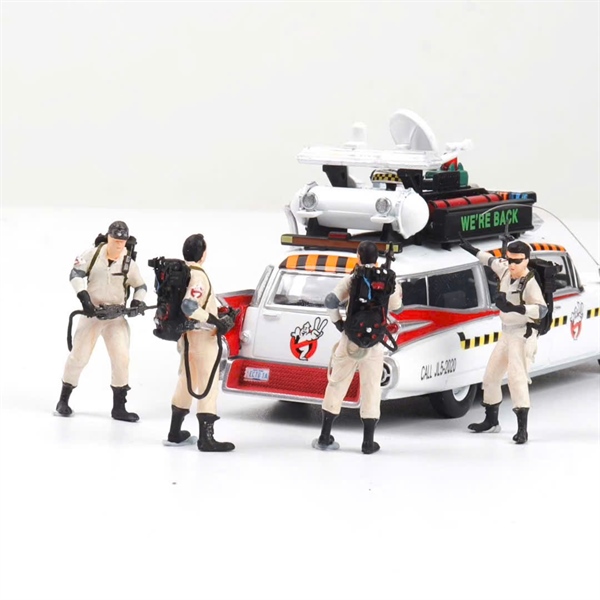  Mô hình set nhân vật 4 Ghostbusters Resin Figurine Model Yellow tỉ lệ 1:64 DBM (DoBaseMicro) MO222180 