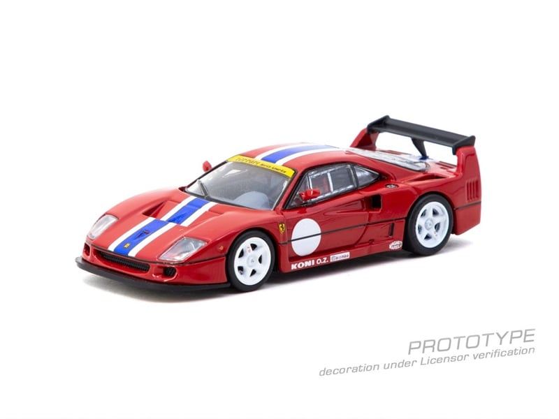  Mô hình xe Ferrari F40 LM Red tỉ lệ 1:64 Tarmac Works T64-075-RE2 