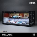  Hộp trưng bày container mô phỏng Bối cảnh chủ đề McDonald's có đèn kích thước 38.7x16x16.5cm tỉ lệ 1:64 MoreArt box M-Box MB400320 