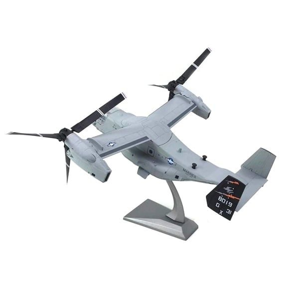  Mô hình máy bay vận chuyển cánh quạt Boeing Bell V-22 Osprey Marines grey ( đuôi trắng ) tỉ lệ 1:72 Ns models MBQS061 
