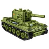  Mô hình lắp ghép xe tăng KV2 Military Tank 536 mảnh LY27 LG056 