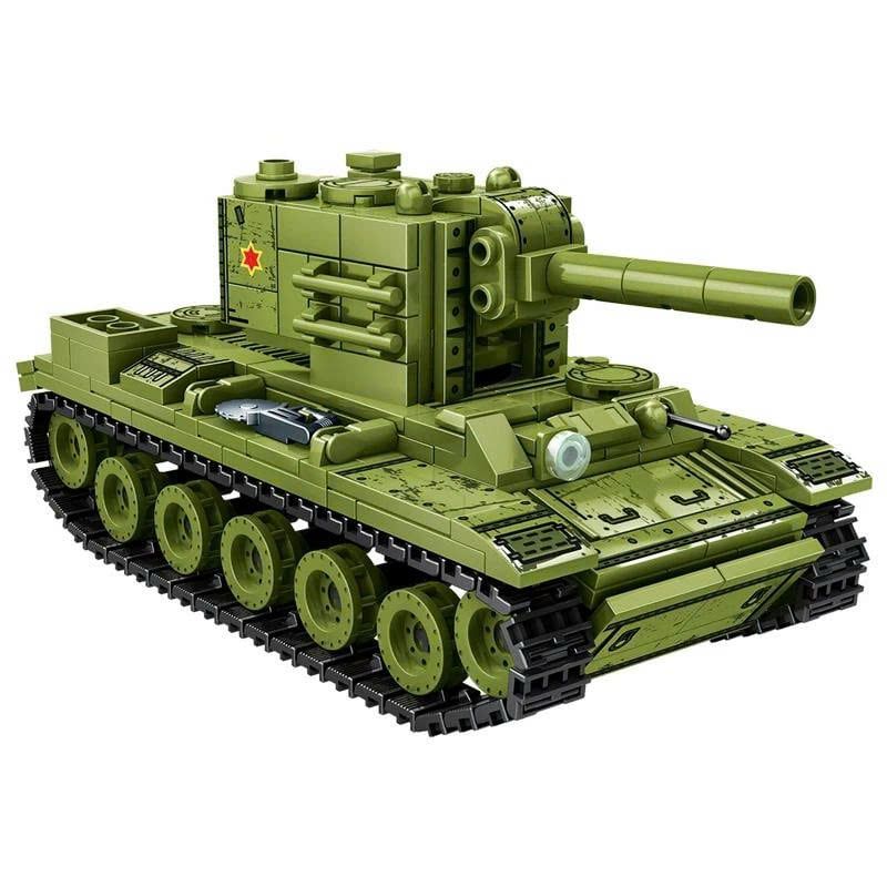  Mô hình lắp ghép xe tăng KV2 Military Tank 536 mảnh LY27 LG056 