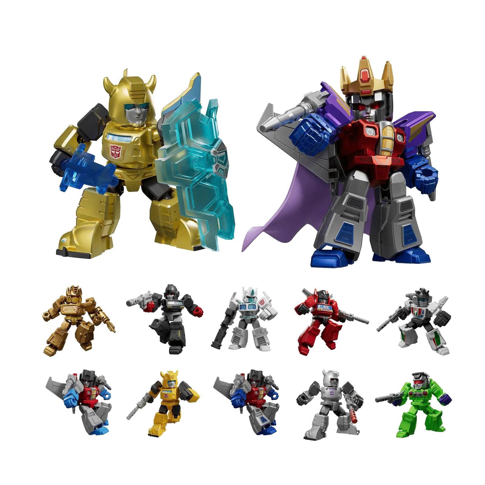  Set 12 mô hình lắp ráp serries Transformers Defender Version 02 The Overthrow ET29 Blokees 71302-set 