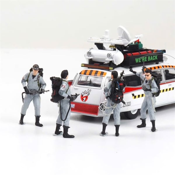 Mô hình set nhân vật 4 Ghostbusters Resin Figurine Model Gray tỉ lệ 1:64 DBM (DoBaseMicro) MO222180 