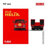  Mô hình xe H300 Flatbed Transport Trailer – Shell-Branded tỉ lệ 1:64 Coolcar 