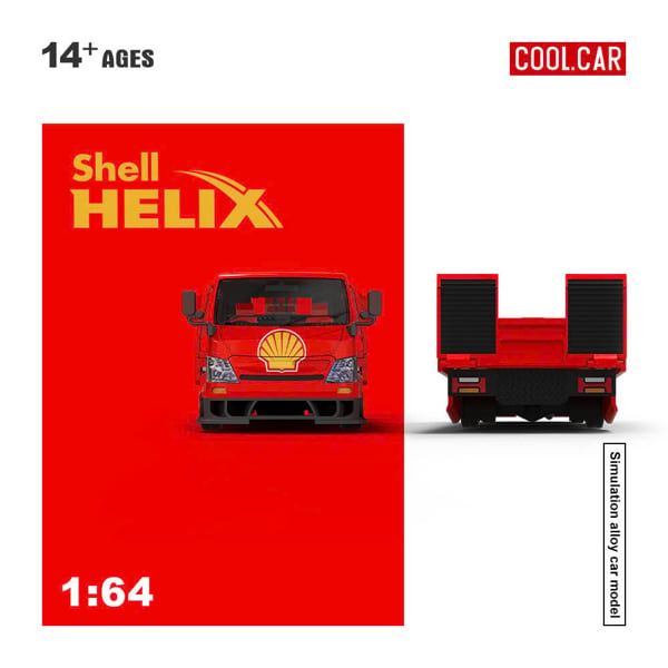  Mô hình xe H300 Flatbed Transport Trailer – Shell-Branded tỉ lệ 1:64 Coolcar 