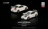  Mô hình xe Honda DC5 Mugen White New Tooling tỉ lệ 1:64 PopRace PR640306 