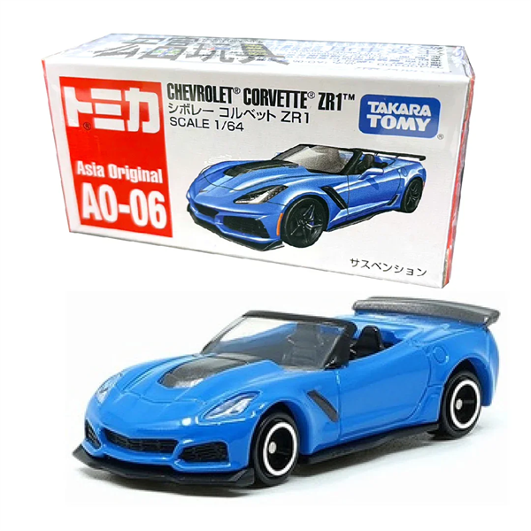  Mô hình xe Tomica Asia Original AO-06 Chevrolet Corvette ZR1 tỉ lệ 1:64 Tomica 904007 