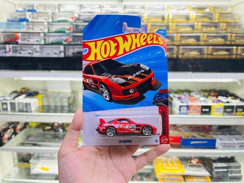  Mô hình xe 24/seven nightspeed Fantasy Hotwheels kim loại có bản quyền chính hãng tỉ lệ 1:64 C4982-FA 