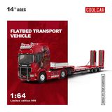  Mô hình xe đầu kéo Scania Flatbed Truck Optimus Prime Paint Job tỉ lệ 1:64 Cool car CC647504 