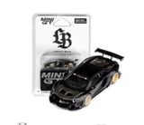  Mô hình xe LB★WORKS Lamborghini Aventador Limited Edition Matte Black bản card Nhật tỉ lệ 1:64 MiniGT MGT01087 