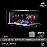  Mô hình trưng bày mô phỏng Car Repair Shop Nissan tỉ lệ 1:64 More Art MO916008 
