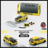  Mô hình xe Honda EG6 Yellow Carbon Bonnet (TAS HK 25) Limited tỉ lệ 1:64 BMC model 64B0483 