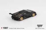  Mô hình xe LB★WORKS Lamborghini Aventador Limited Edition Matte Black tỉ lệ 1:64 MiniGT MGT01087 