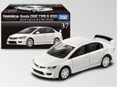  Mô hình xe Honda Civic Type R (FD2) No.23 tỉ lệ 1:64 Tomic Premium 297772 