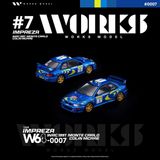  Mô hình xe Subaru Impreza WRC 1997 Monte Carlo Colin MCRAE tỉ lệ 1:64 Works model W640007 