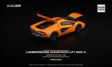  Mô hình xe Lamborghini Countach Lp1 800-4 Arancia Atlas tỉ lệ 1:64 Poprace PR640450 