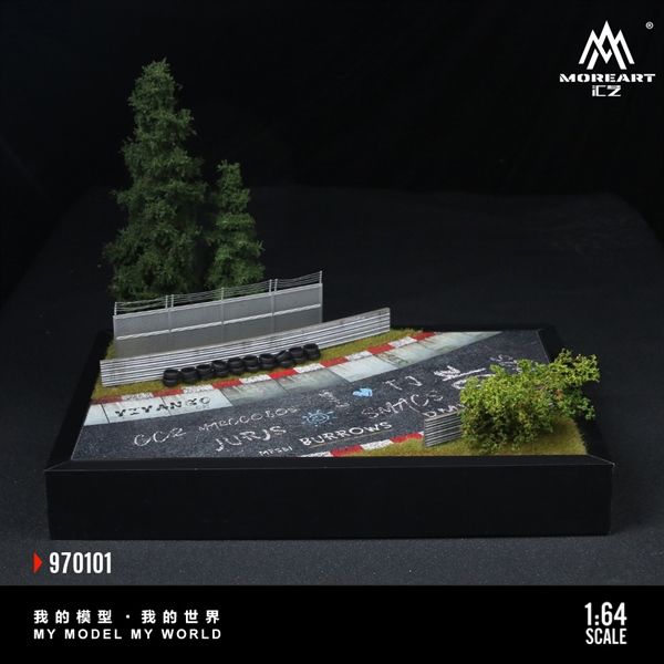  Mô hình hộp trưng bày mô phỏng đường đua Nurburgring Model 01 tỉ lệ 1:64 MoreArt MO970101 
